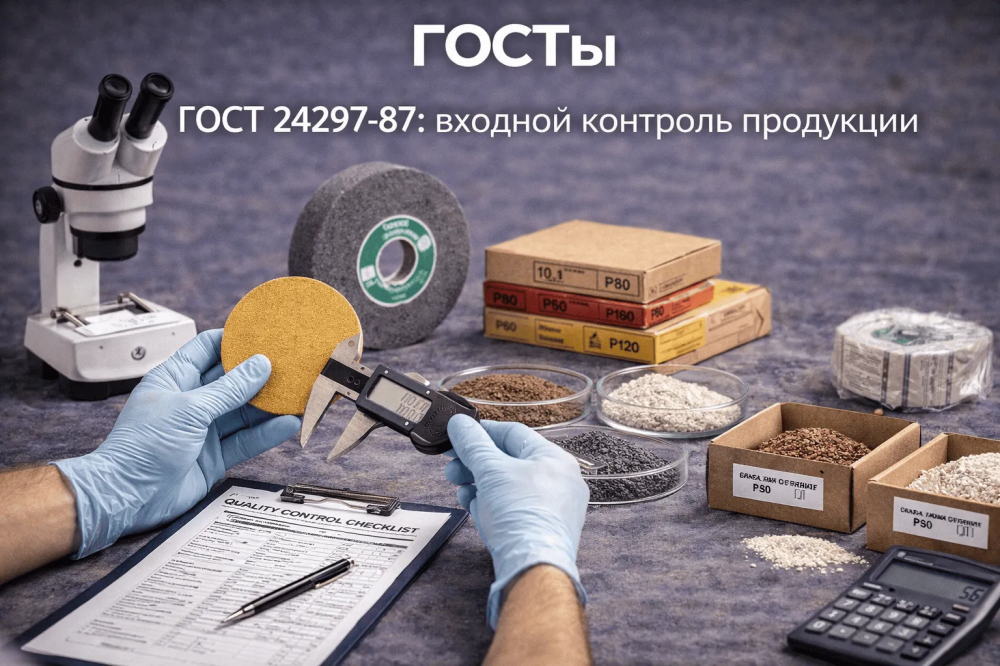 ГОСТ 24297-87: входной контроль продукции БЛТ Абразив 