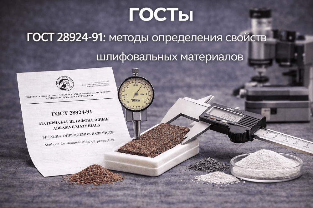 ГОСТ 28924-91: методы определения свойств шлифовальных материалов БЛТ Абразив 